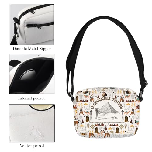 CMNIM Mummy Movie Inspired Gift O’Connell Tours Crossbody Bag Horror Movie Fans Gifts Mummy Movie Merch Small Crossbody Purse3