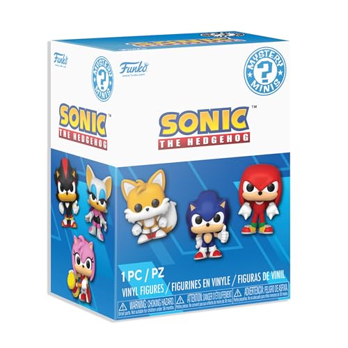 Funko Mystery Mini: Sonic The Hedgehog - 1 of 12 to Collect - Styles May Vary - Figurine en Vinyle de Collection - Idée Cadeau - Produit Officiel - Jouets...