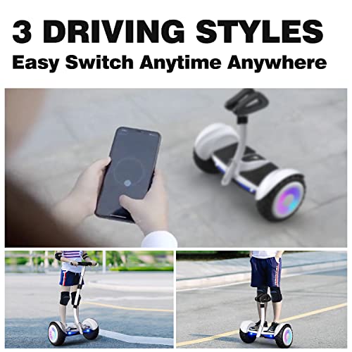 Self Balancing Scooter For Kids Ages 6-12, 10" All Terrain Hoverboard With 700W Motor,Off Road Electric Scooter For Adults With Led Lights,10Mph Top Speed,13 Miles Range #TOP2