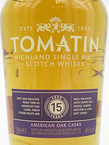 【レア 貴重】トマーティン15年 アメリカンオークカスク　700ml 楽天市場】トマーティン 15年 700ml 46度 箱付 アメリカンオーク