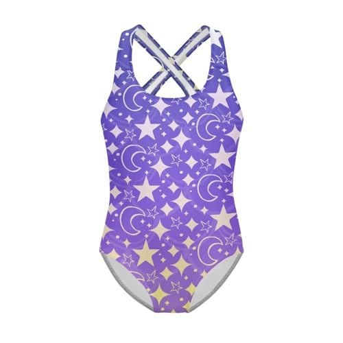 Girls One Piece Swimsuits Sport Beach Bathing Suit Athletic Hawaii Swimwear Beach Crossback Strap Swimsuit Quick Dry - Main Image