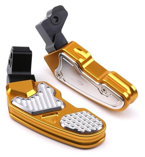 用 PCX125 用 PCX150 用 PCX150L リアペダルシート バイク改造 適合フットペグ バイク フットレスト(White)