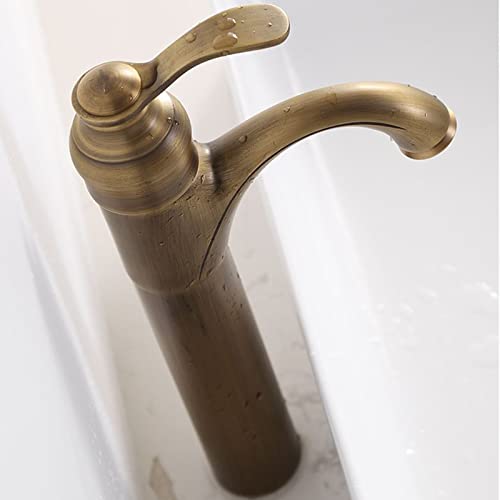 Robinet de salle de bain mitigeur eau chaude froide a commande unique - 5