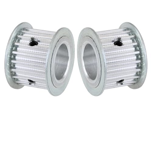 Polea de aluminio de 25 dientes para correa de 15 mm y eje de 8 mm