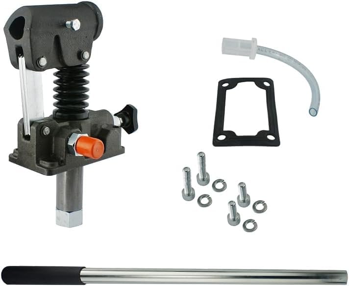 Bombas de mano hidráulicas de acción simple y de doble acción 12-25 - 45 cc, depósito de aceite 3-5 Lt (45 CC de doble acción (sin depósito))