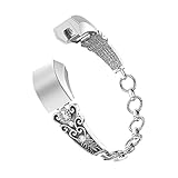 MoreToys Fitbit Alta Band, Vintage Stainless Steel Replacement Accessories Wristband Watch Strap...