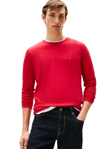 Tommy Hilfiger Men's Long Sleeve Cotton Graphic T-Shirt