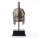 Veronese Design 8 1/4 Inch Spartan Hoplite Helmet Display Cold Cast Resin Bronze Finish Sculpture Tabletop Decoration