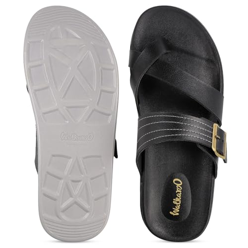 Image of WALKAROO Comfort Sandal For Men's|CloudStep Dual-Density PU Sole - Ultimate Comfort|Stylish Casual Wear|WE1353