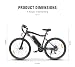 SAMEBIKE MY-SM26 Bicicletta elettrica da pendolare per mountain bike elettrica Cerchio in...