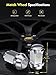 MIKKUPPA 1/2-20 Lug Nuts Replacement for 1987-2018 Jeep Wrangler, 2002-2012 Jeep Liberty, 1993-2010 Jeep Grand Cherokee Aftermarket Wheel - 20pcs Chrome Closed End Lug Nuts
