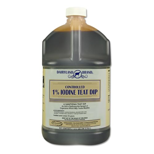 stearns packaging corporation st0201-db-tl31 Gallon, 1% Controlled Iodine Teat Dip