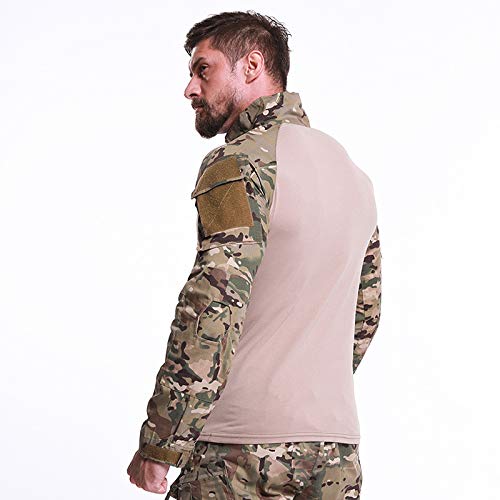 KKmoon ESDY cross-border especial para camuflagem ao ar livre sapo terno de mangas compridas fã mili