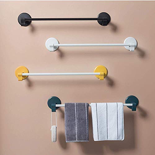 Luofdclddd Towel Rack Holder Wall Mounted,Simplicity Abs Self-Adhesive Towel Bar For Bathroom Hotel Kitchen 51.5 Cm Black/Blue #TOP3