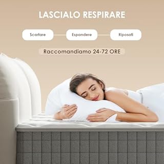 DEWINNER Matelas 140x190, Hauteur 22 cm, Matelas Simple 140x190 à mémoire de Forme, Fermeté Moyenne, Support Parfait, Soulagement des Points de Pression, Gris