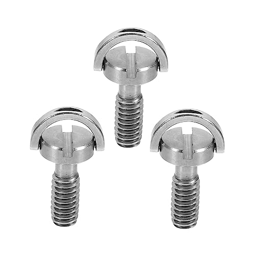 Operitacx 3pièces Vis Trépied Appareil Photo Inoxydable Vis De Montage Caméra Allongée avec Anneau Suspendu Fixation Rapide pour Platine Et Stabilisateur Lot