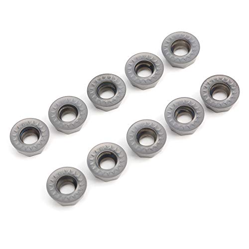 Inserto de carburo para torno CNC RPMT1204M0EJS LF6018, pack 10 piezas miniatura 6