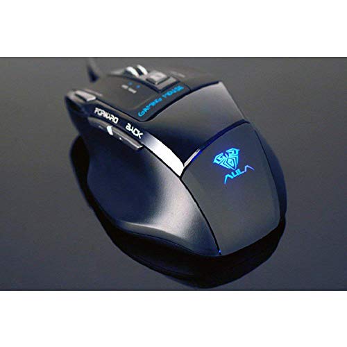Teclado Gamer AULA con LED y Conexión USB miniatura 5