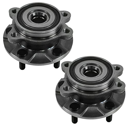 Image of TRQ Front Driver and Passenger Side Wheel Bearing and Hub Assembly Set 2