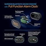 Sound Oasis® Bluetooth Tinnitus Sound Therapy System® Alarm Clock - Sleep Better, Manage and Mask Tinnitus, 30 Built-in Sounds for Tinnitus Relief, Sleep-Friendly Lighting, Travel Friendly (BST-150T) - Image 5