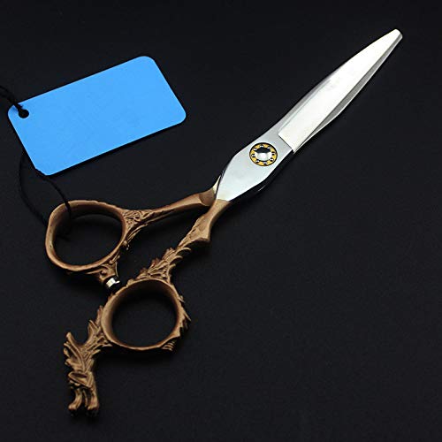Professional Hair Cutting Shears, 6 inch professional japan 440c gold dragon hair scissors set cutting barber haircut thinning shears hairdressing scissors (Color : Thinning)