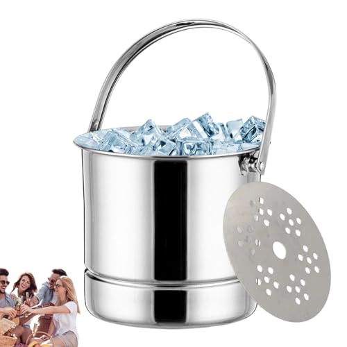 Secchiello per il ghiaccio generico per bar, secchiello per il vino | Serbatoio per bevande in acciaio inossidabile, Secchio per ghiaccio in acciaio inossidabile, Secchio per ghiaccio, Secchio per