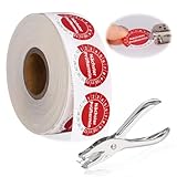 Lot de 1000 plaques de test de 30 mm, jaunes, pour échelles, avec trou rond de 3 mm, plaqu...