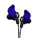 Decibullz - Contour Custom Fit Earphones, Easily Fitted to The Exact Shape of Your Ear, These Sportbuds Never Fall Out (Blue)