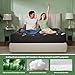 BEDLORE King Mattress Topper Viscose Derived from Bamboo, Thick Pillow Top Mattress Pad with Stretchable Pockets for 6