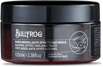 Bullfrog Natural Effect Modelling Paste 100 ml – Natural and Reshapable Look with Matte Finish – Gives Order and Volume – Musky and Powdered Notes – Light and Matte Texture – Made in Italy