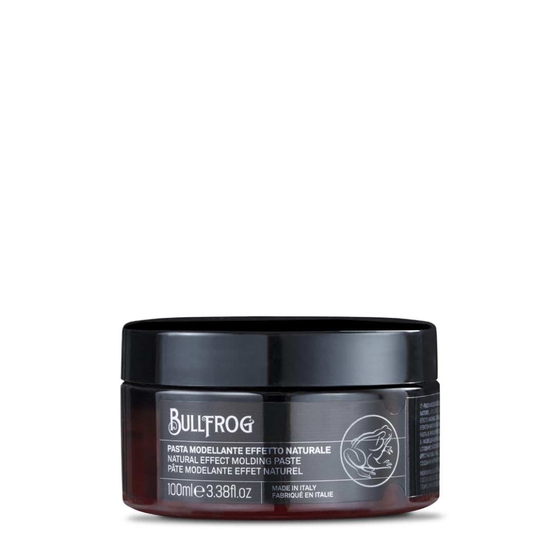 Pâte modelante effet naturel Bullfrog : coiffage mat pour le bureau