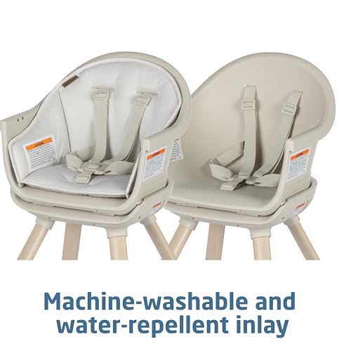 Maxi-Cosi Moa 8-in-1 High Chairs for Babies and Toddlers, Machine Washable Infant High Chair, Compact, Convertible High Chair Lightweight Design, Classic Oat by Maxi-Cosi - Image 4