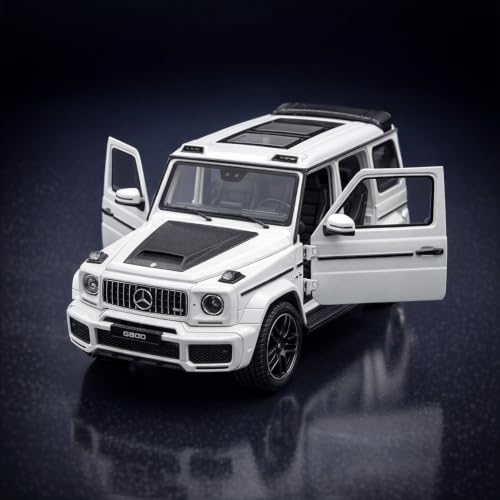 Image of Mercedes G-Class G800 G Wagon 1:36 Scale Die-Cast Metal Car Model - Openable Doors Pull-Back Alloy Luxury SUV Collectible Toy