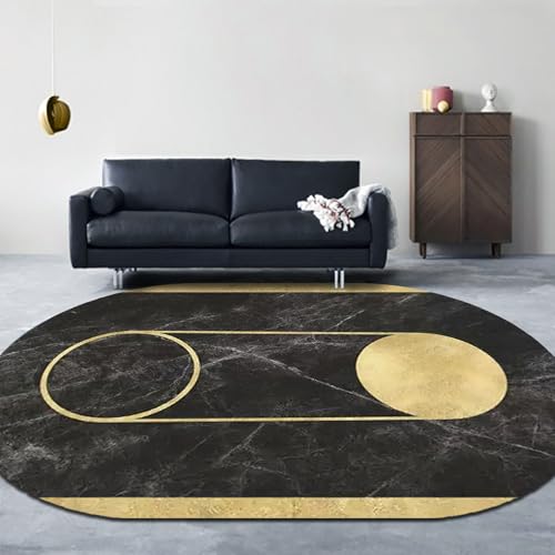 Alfombras Salon 200X300 Negra Marca XESZIEO