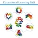 3D Puzzleball Sensorisches Spielzeug, Regenbogen Fidget Ball,Angstzuständen, Autismus-Spielzeug Lustiges pädagogisches Weihnachtsgeburtstagsgeschenk