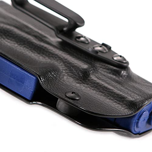 Black Chicago Screw Slotted Post Truss Head Retention Assembly - (1/2 Chicago Slotted Post + 1/2 Phillips Truss Head Screw + 5/8 Epdm Holster Washer) - For Diy Kydex & Leather Holsters - (12 Pack) #TOP6