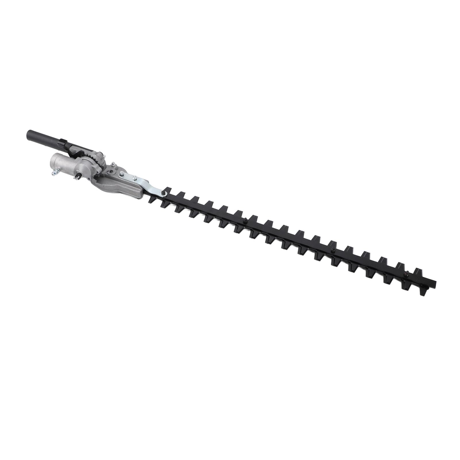 Wakects Cabezal de Cortasetos, Poste de Acero Al Manganeso Accesorio para Cortasetos Hoja de 55 Cm Cabezal de Corte Multiángulo de 9 Estrías para Recortar Setos Arbustos Usuarios de Jardín (26*ñame)