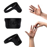 RINGD Silikon Ringschutz (3er Set) – Ring Schutz gegen Kratzer – Ring Cover für Sport & Alltag – Flexibler Ring Protector aus Silikon – Für Eheringe & Schmuckringe (3X Schwarz, 54)