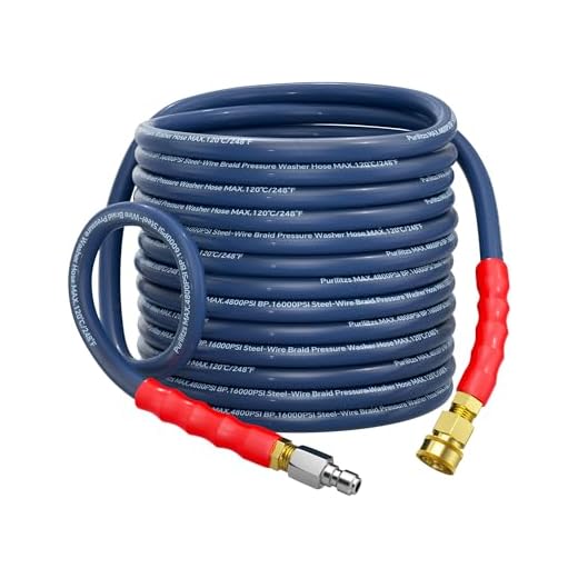 50FT Heavy-Duty Pressure Washer Hose