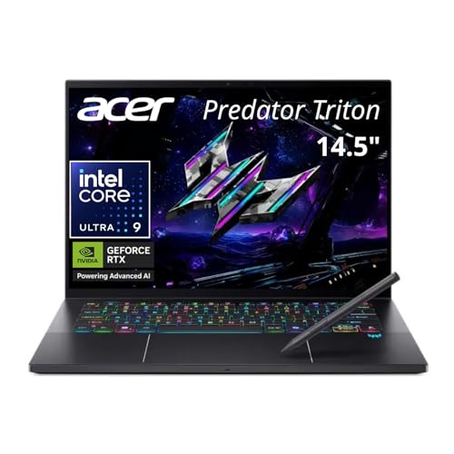 Image of acer Predator Triton 14 AI PT14-52T-96T3 Copilot+ PC - 14.5″ WQXGA+ OLED 120 Hz Touch | Intel Core Ultra 9 288V | NVIDIA GeForce RTX 5070 | 32 GB LPDDR5X | 2 TB PCIe
