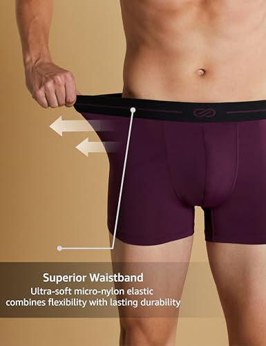 Image of Symbol Premium Men's Microfiber Blend Ultra-Soft Stretch Trunks | Underwear (Available in Combo Packs)