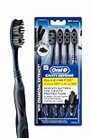 Oral B Cavity Defense 123 Black Toothbrush Medium (Pack of 4)