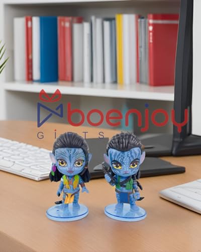 Image of Gifts- Avatar Action Figure Set of 2 Toy for Car Dashboard, Decoration, Cake Topper, Office Desk & Study Table| Size 11 CM
