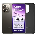OPPO A5 Pro 5G - Smartphone Libero con IA, 8GB RAM + 256GB, Schermo 6.67" 120Hz, Fotocamera 50MP, Batteria 5800, Ricarica Rapida 45W, Versione Italiana, Custodia inclusa – Marrone