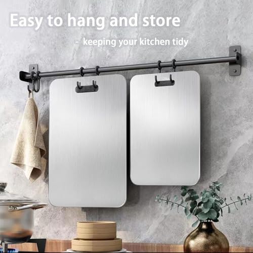 Save 84% on Pure Titanium Cutting Board Set of 3 - Dishwasher Safe