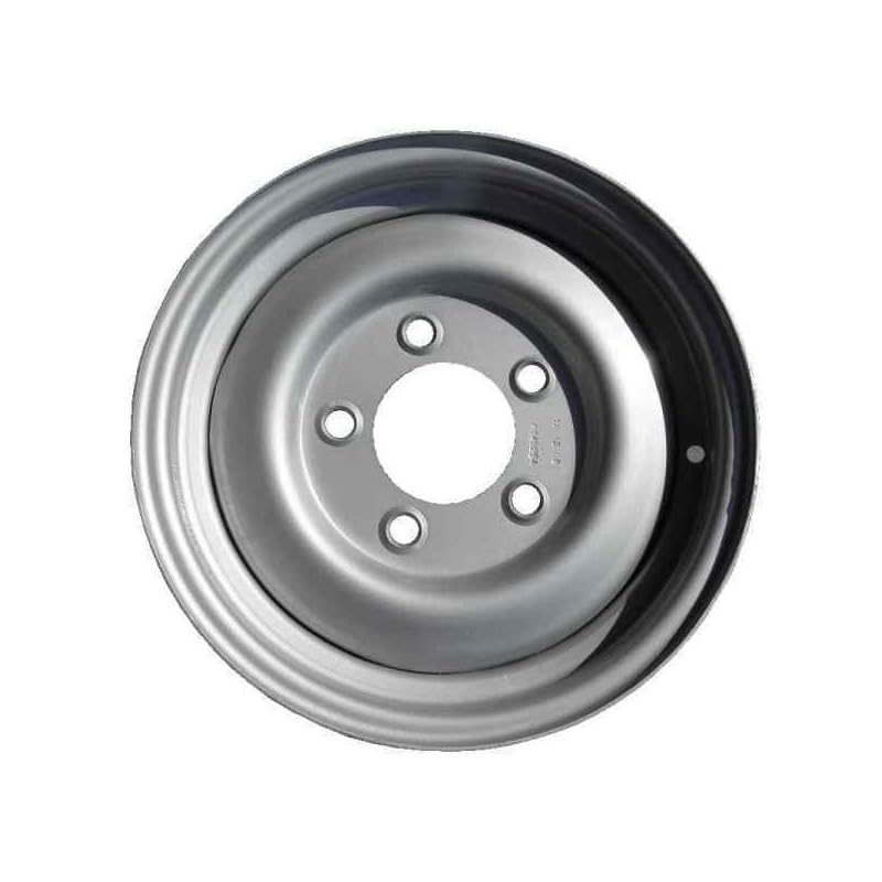 Jante de Remorque 15 Pouces - 5.00J15 - Entraxe 5 Trous 140 mm - Déport ET0 - Acier Gris Haute Résistance - Jante de Rechange Premium pour Remorque Bagagère et Utilitaire - Longue Durée