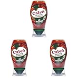 Calvé Ketchup Più Pomodoro, Formato 250 ml Top Down, Ketchup con +13% di Concentrato di Pomodoro per un Gusto Intenso, Naturale e Autentico, Pensato per Burger, Patatine e Piatti Quotidiani