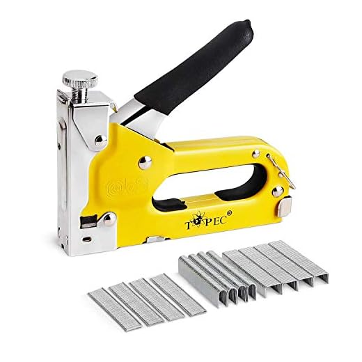 Staple Gun, 3 in 1 Manual Nail Gun with 600 Staples - Heavy Duty Gun for Upholstery, Fixing Material, Decoration, Carpentry, Furniture