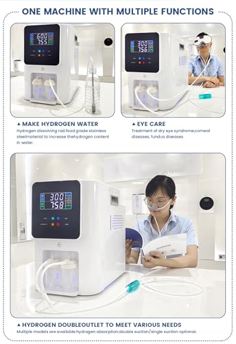 FCADFCA Molecular Hydrogen Inhalation Machine 99.99% High Purity Home Usage Brown Gas Generator SPE PEM Technology, 8 Hours Timer - Image 8