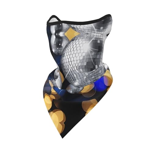 POEZJZW Bandana con estampado de salón de baile, bufanda facial, calentador de cuello, multifuncional, sin costuras